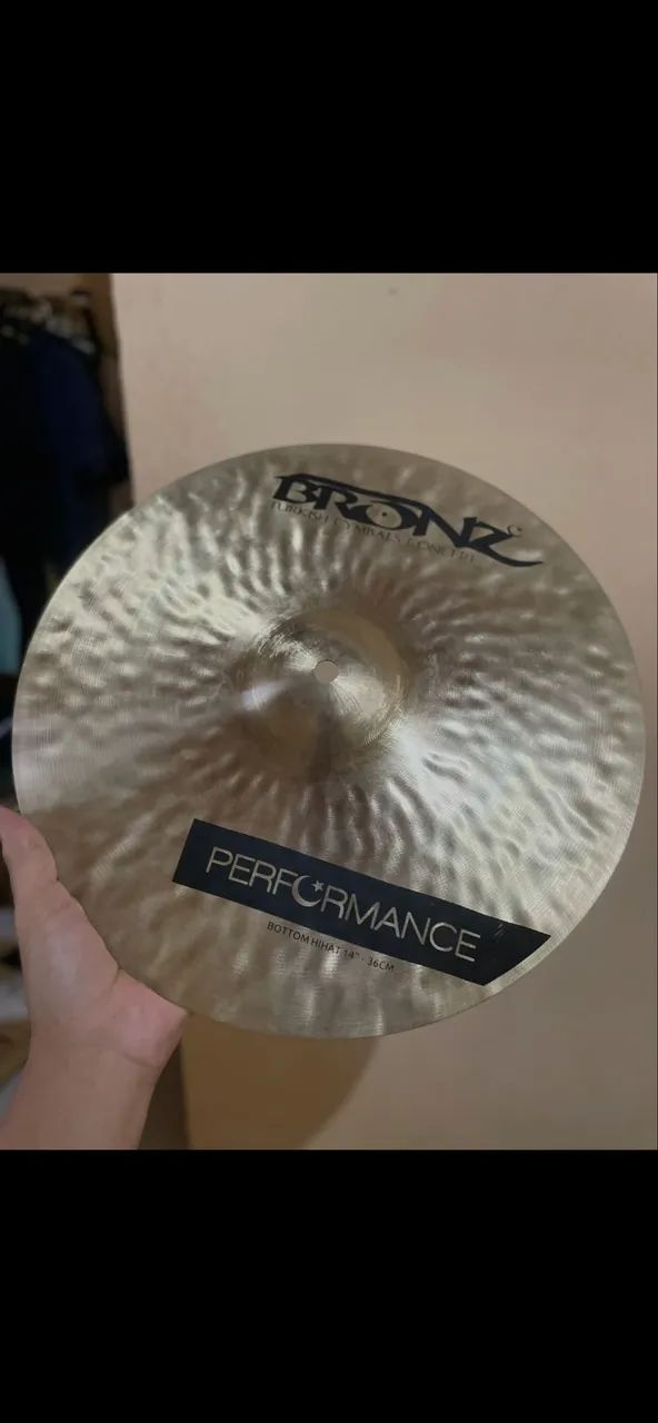 Hihat bronz performace 14 polegadas vender rapido - Foto 3