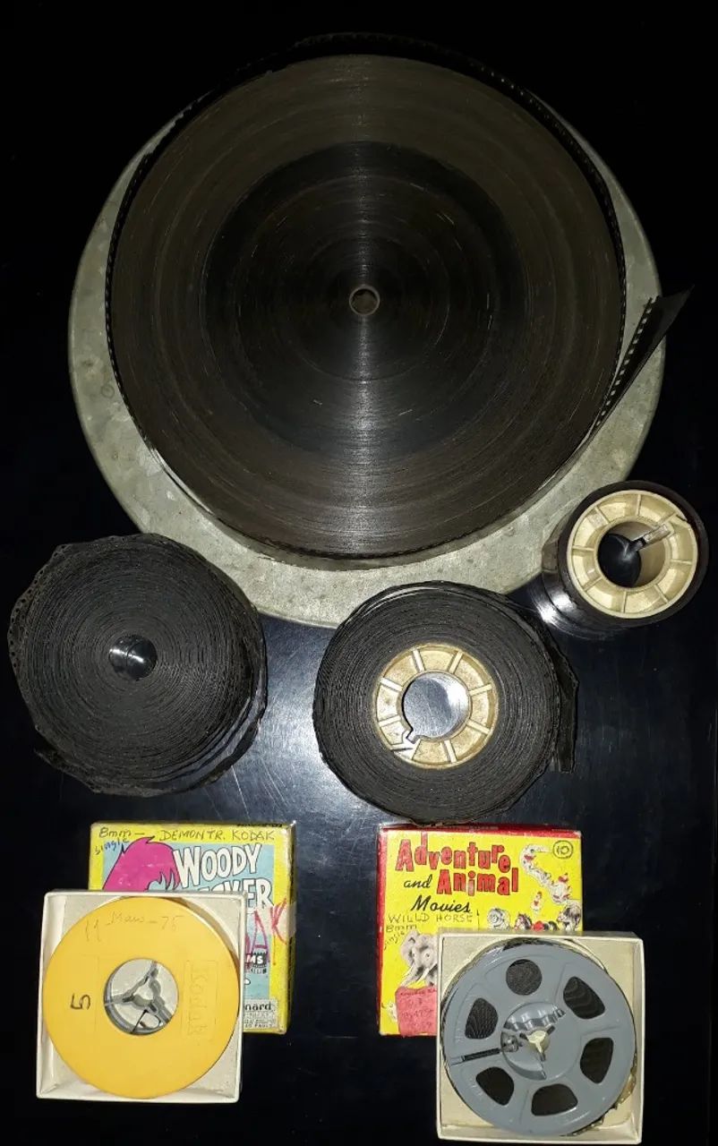 FILMES ANTIGOS SUPER 8 E 35 MM - GETÚLIO VARGAS, WILD HORSE E OUTROS