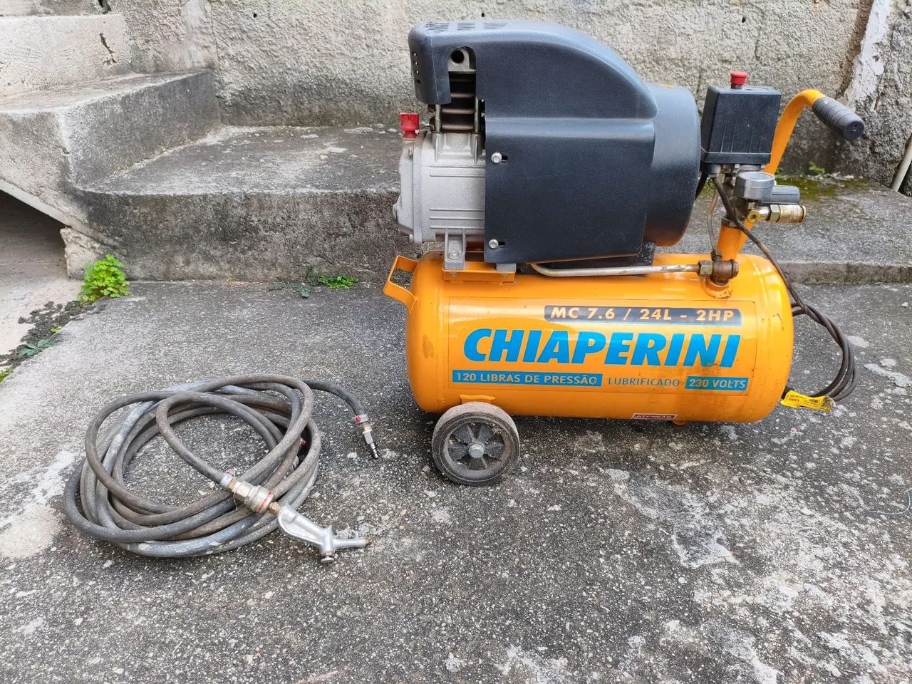 Mini-Compressor Chiaperini 220V + Mangueira de 10m 