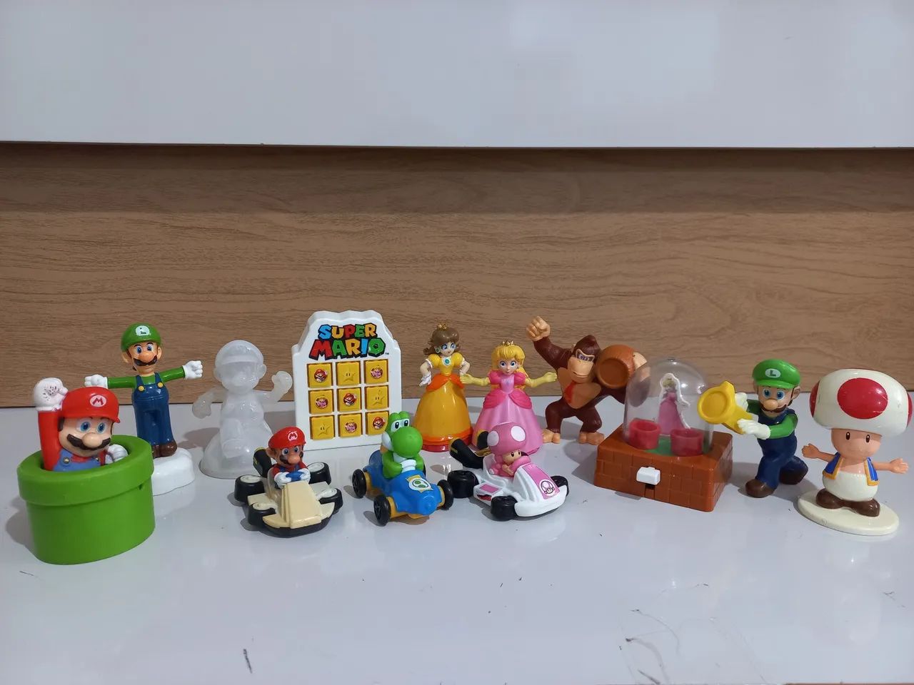 Lote com 13 itens Super Mário do McDonald's 