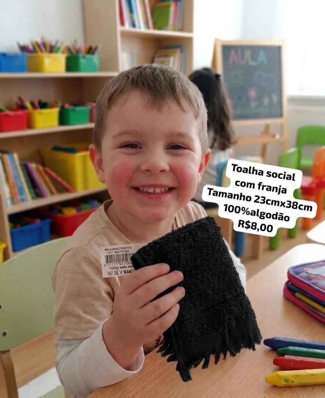 Toalha social infantil 
