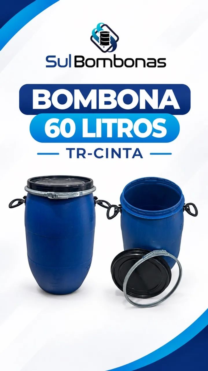 BOMBONA 60LITROS TR-CINTA
