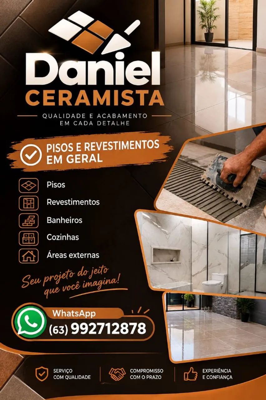 Ceramista em Palmas TO 45$ m²