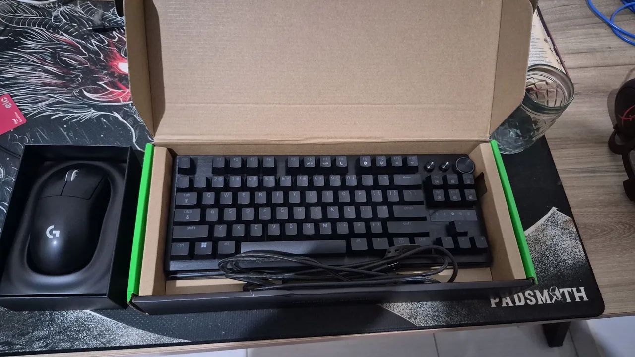 Teclado e mouse gamer