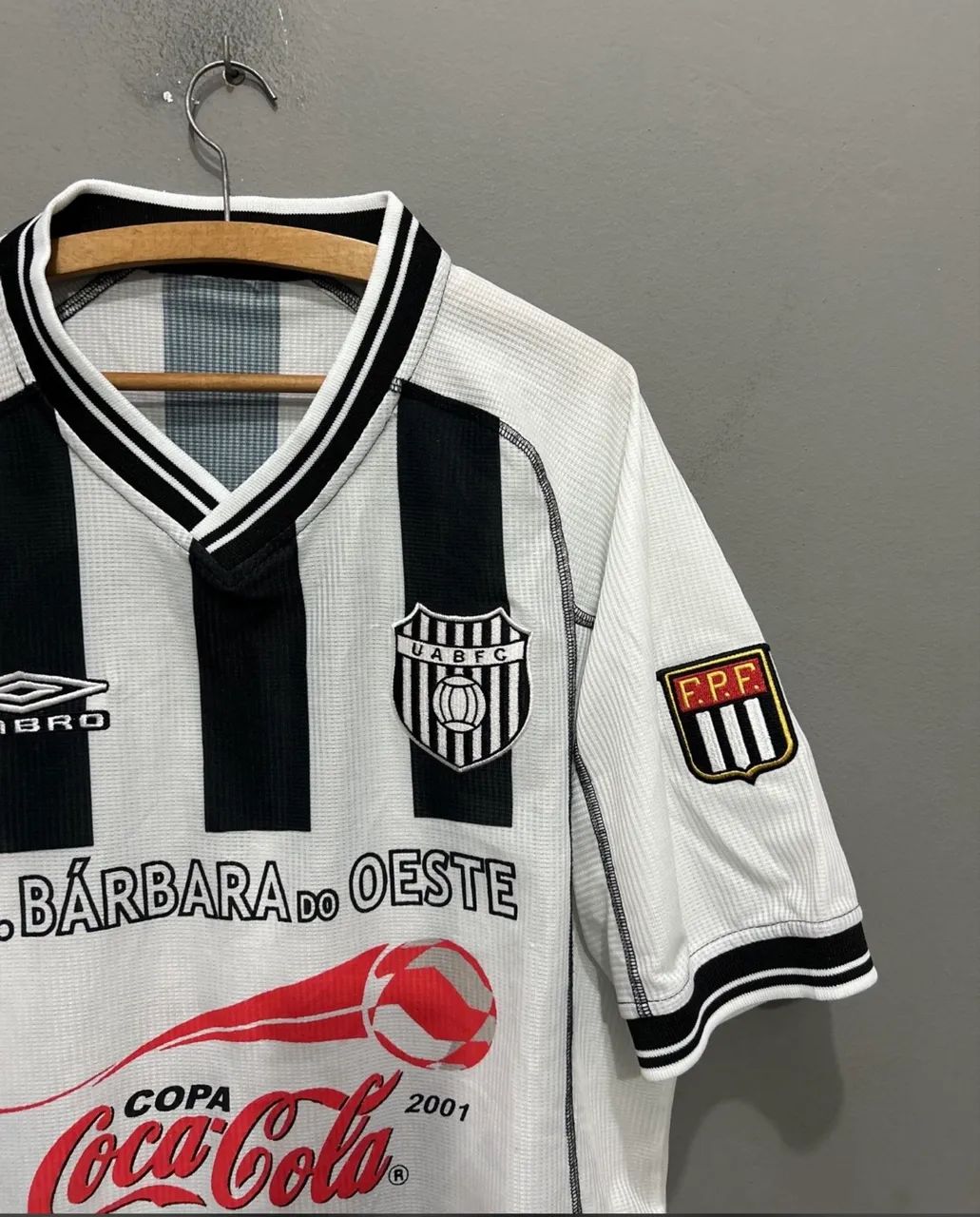 camisa união barbarense 2001 umbro G  - Foto 3
