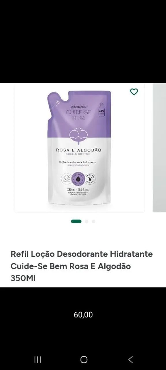 Hidratante refil
