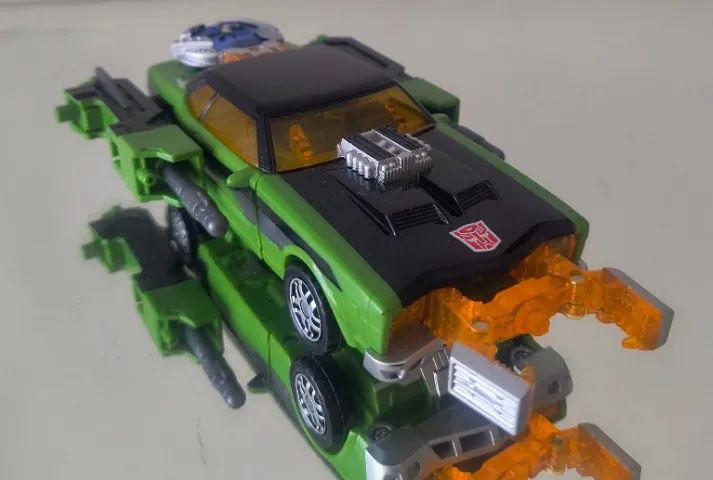 Figure Transformers Cybertron Downshift, completo e original Hasbro, Galaxy Force - Foto 3