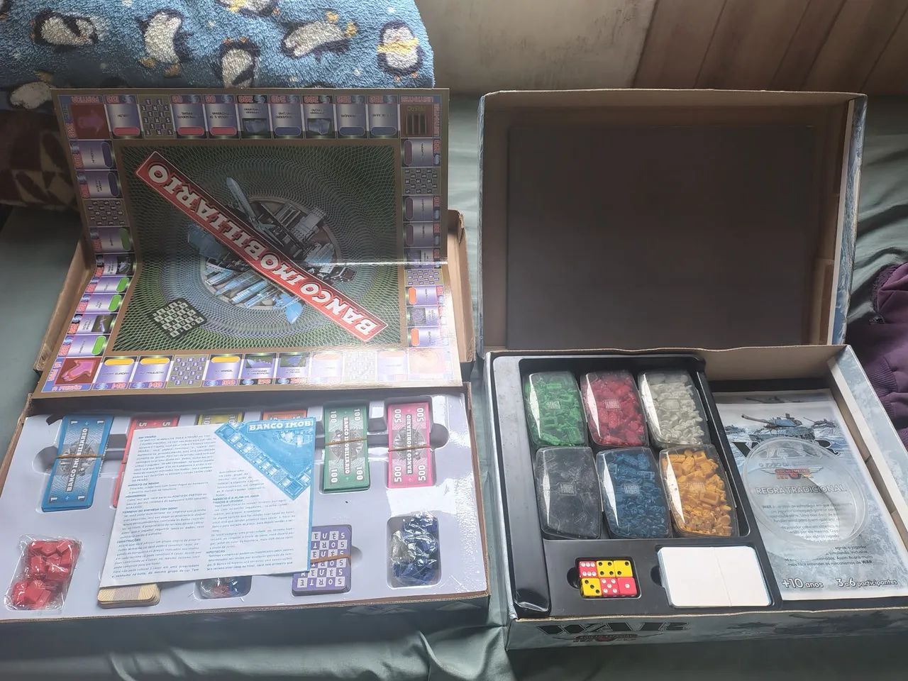 Jogo de tabuleiro WAR + Banco Imobiliário  - Foto 2