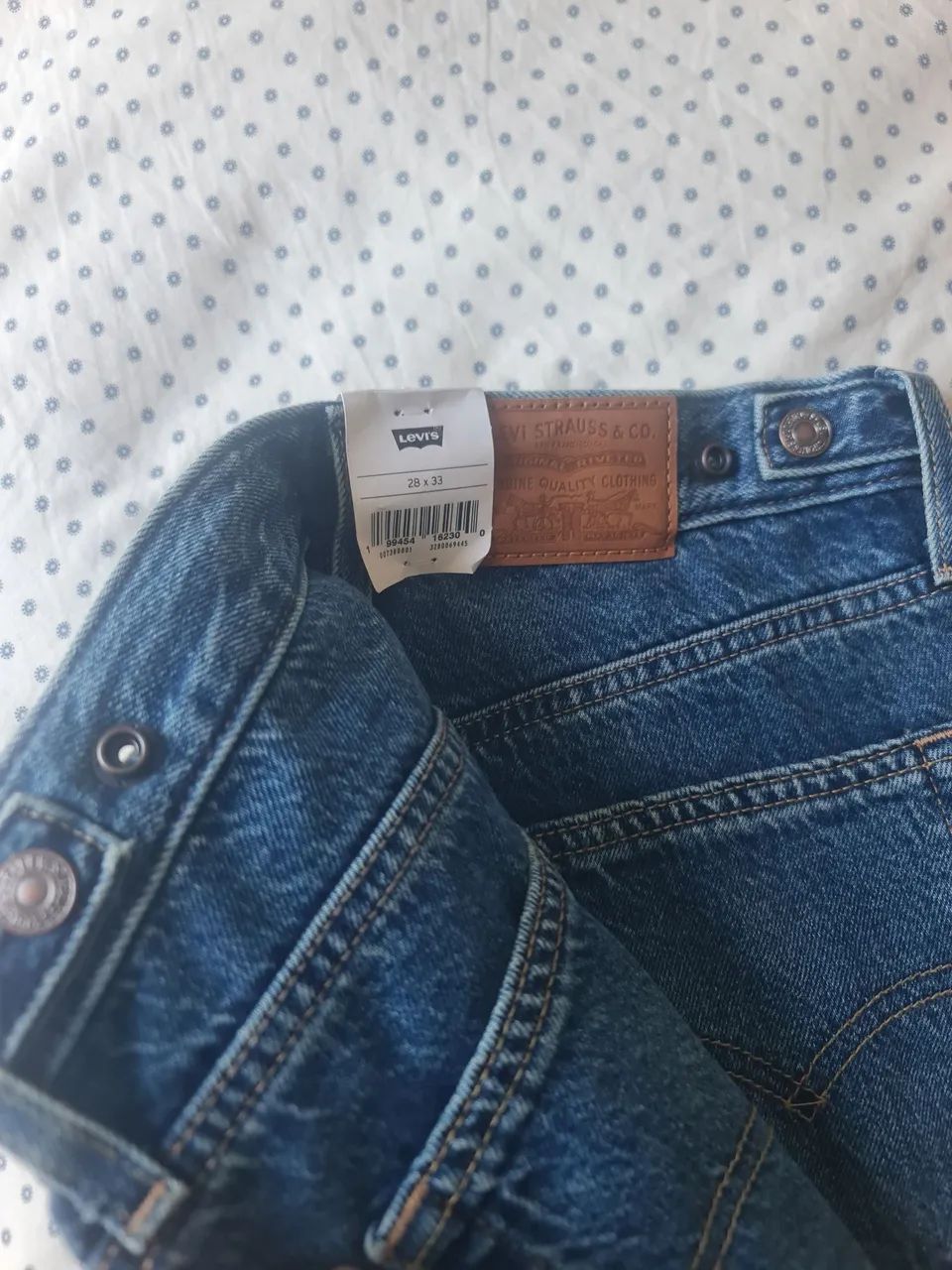 Calça jeans levis cinch wide leg  - Foto 5