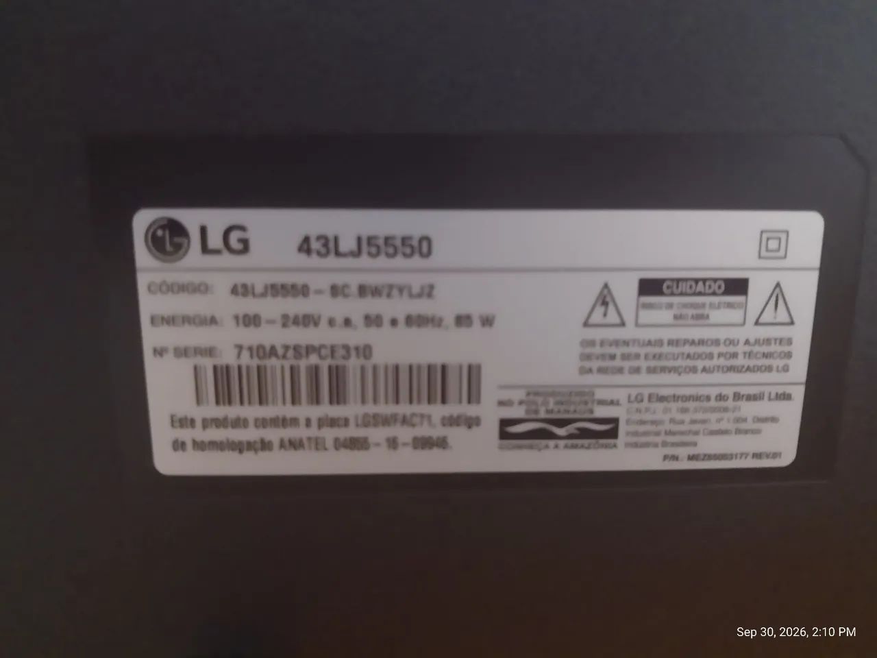 TV LG 43 polegadas  - Foto 4