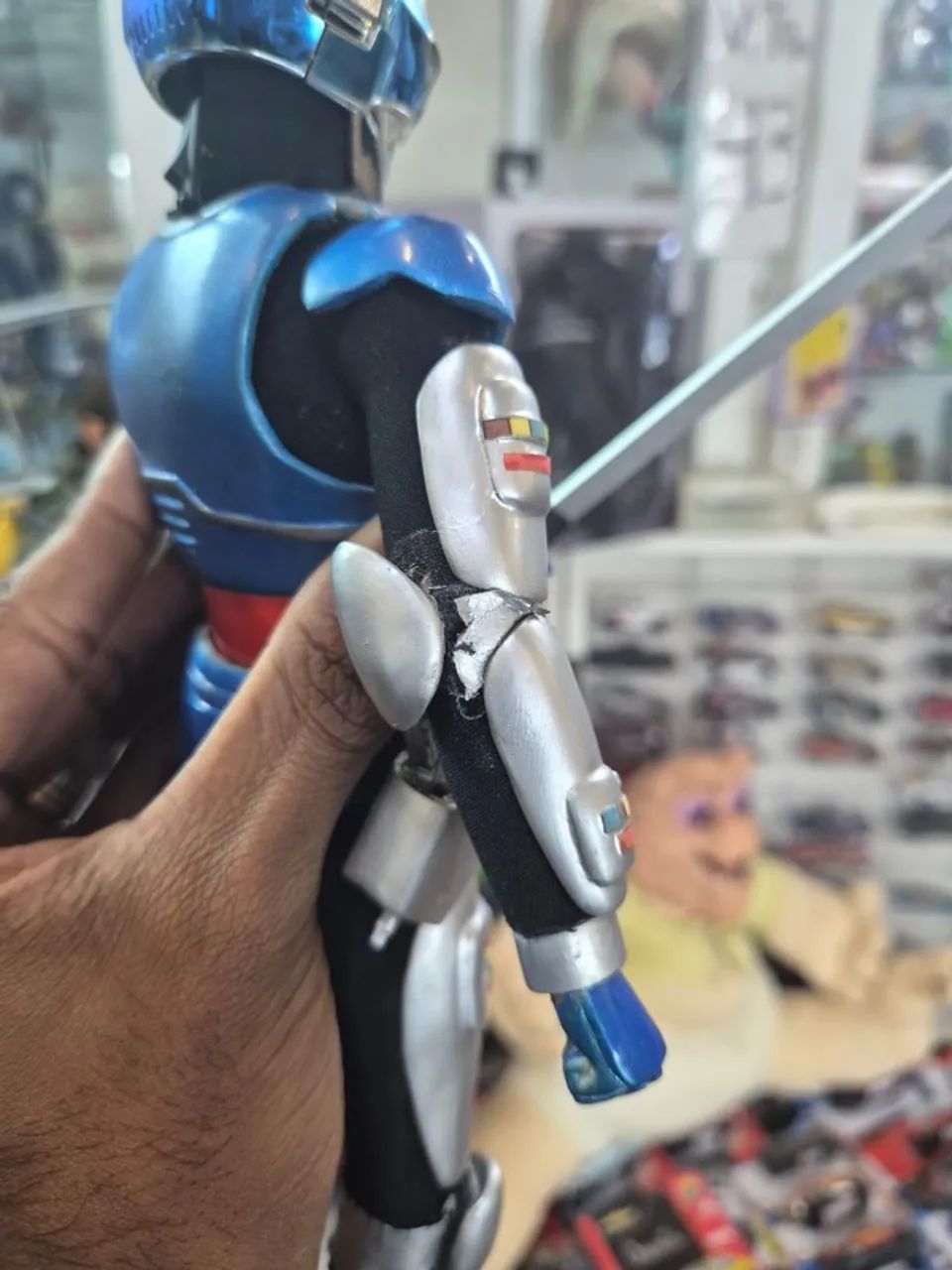 BANDAI SHAIDER PC-45 ブルーハーク Policial Espacial Shaider (Artesanal) - Brinquedos e Jogos