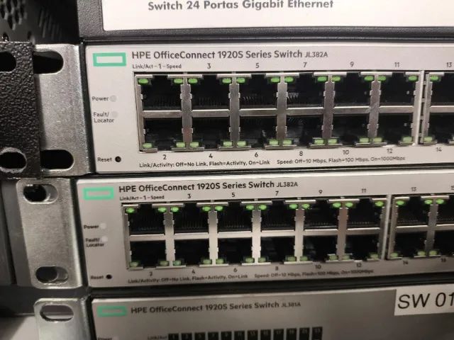 01 HPE OfficeConnect 1920S Series Switch JL382A - Usados