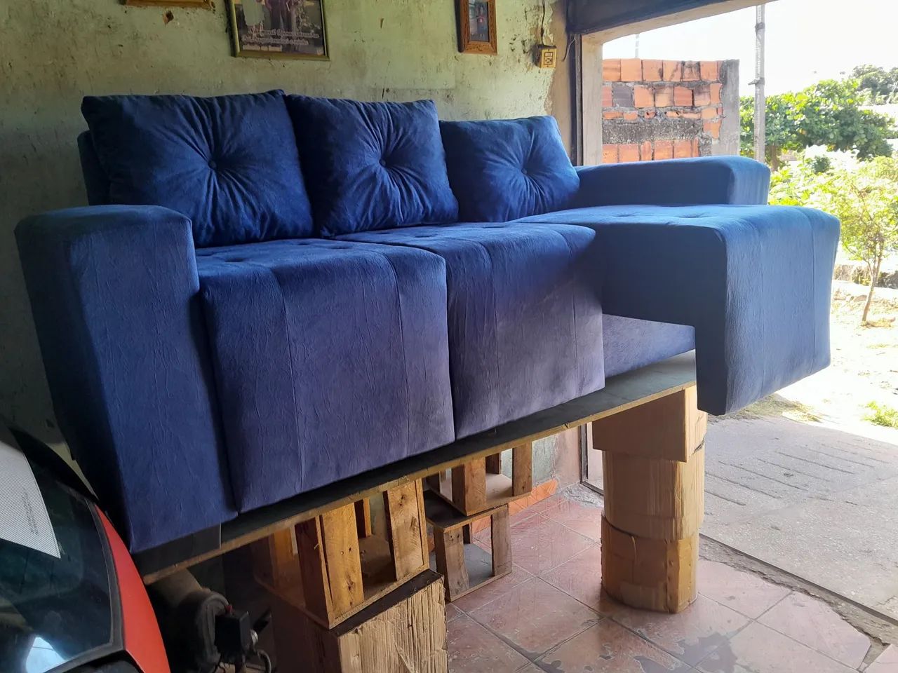 Sofá retrátil de 3 lugares  - Foto 2