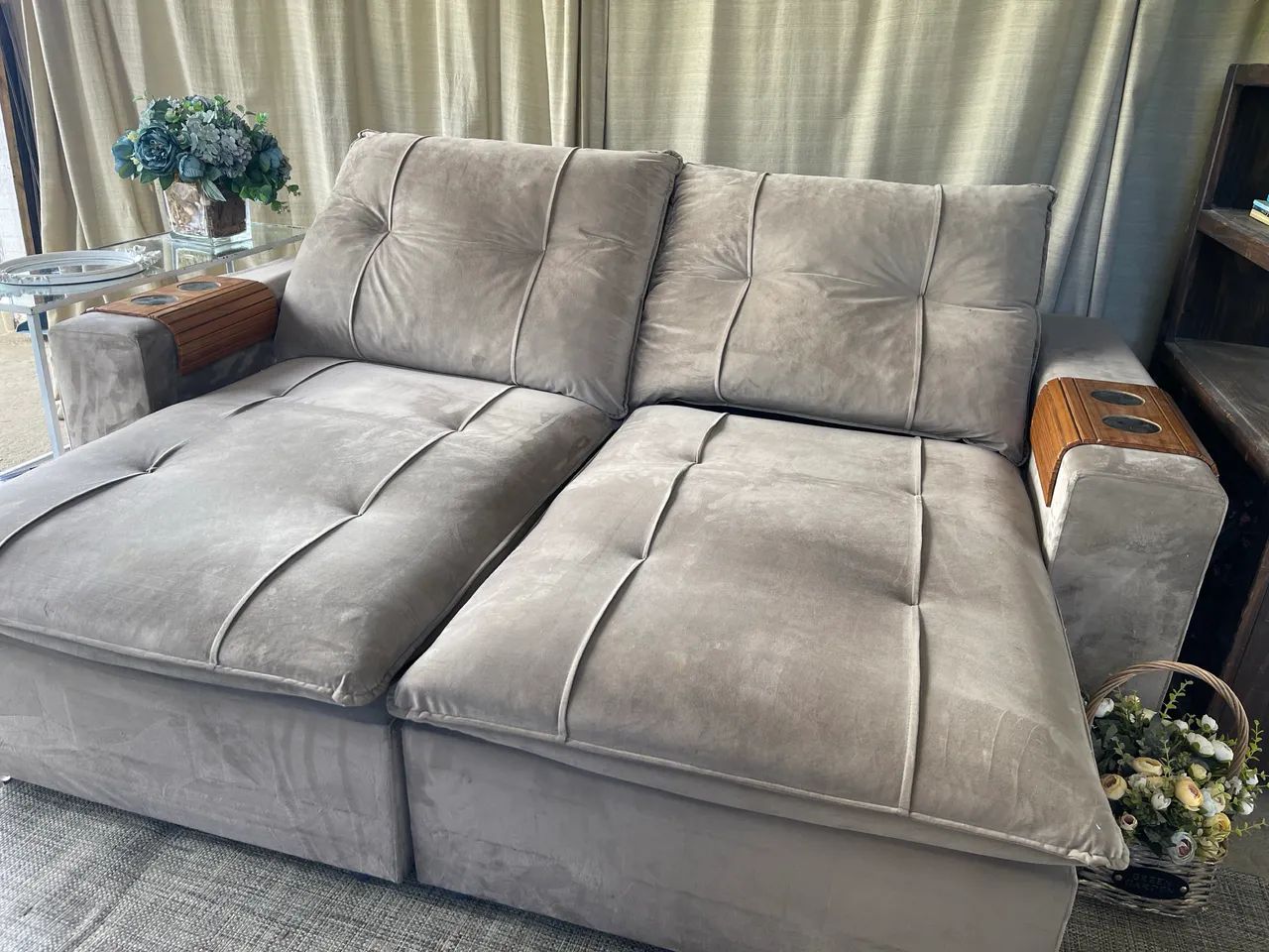 Sofá retrátil E reclinável  - Foto 3