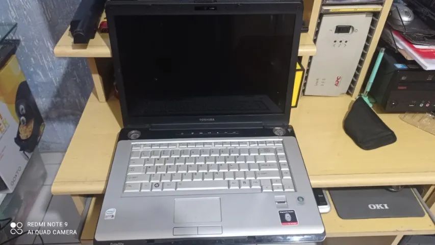 notebook toshiba modelo a-205 defeito