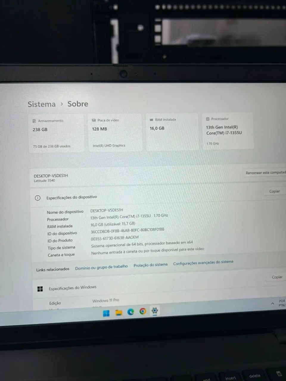 Notebook Dell Latitude 3540 - 8934 - Foto 2