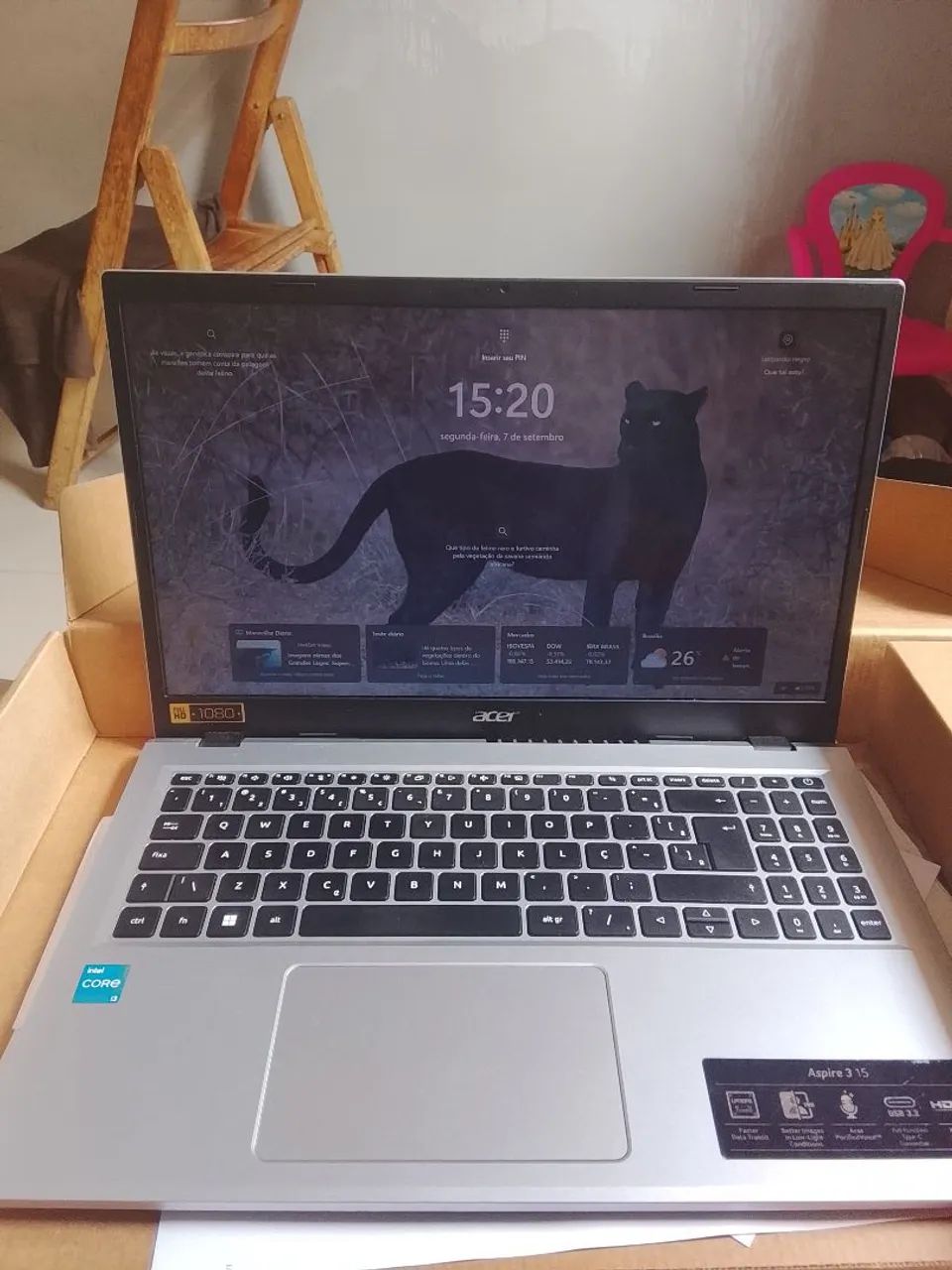 Notebook aspire 3 