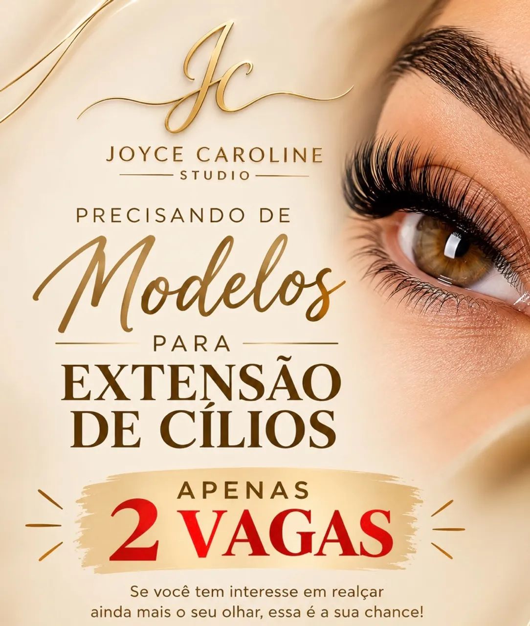 Modelos para extensão de cílios 