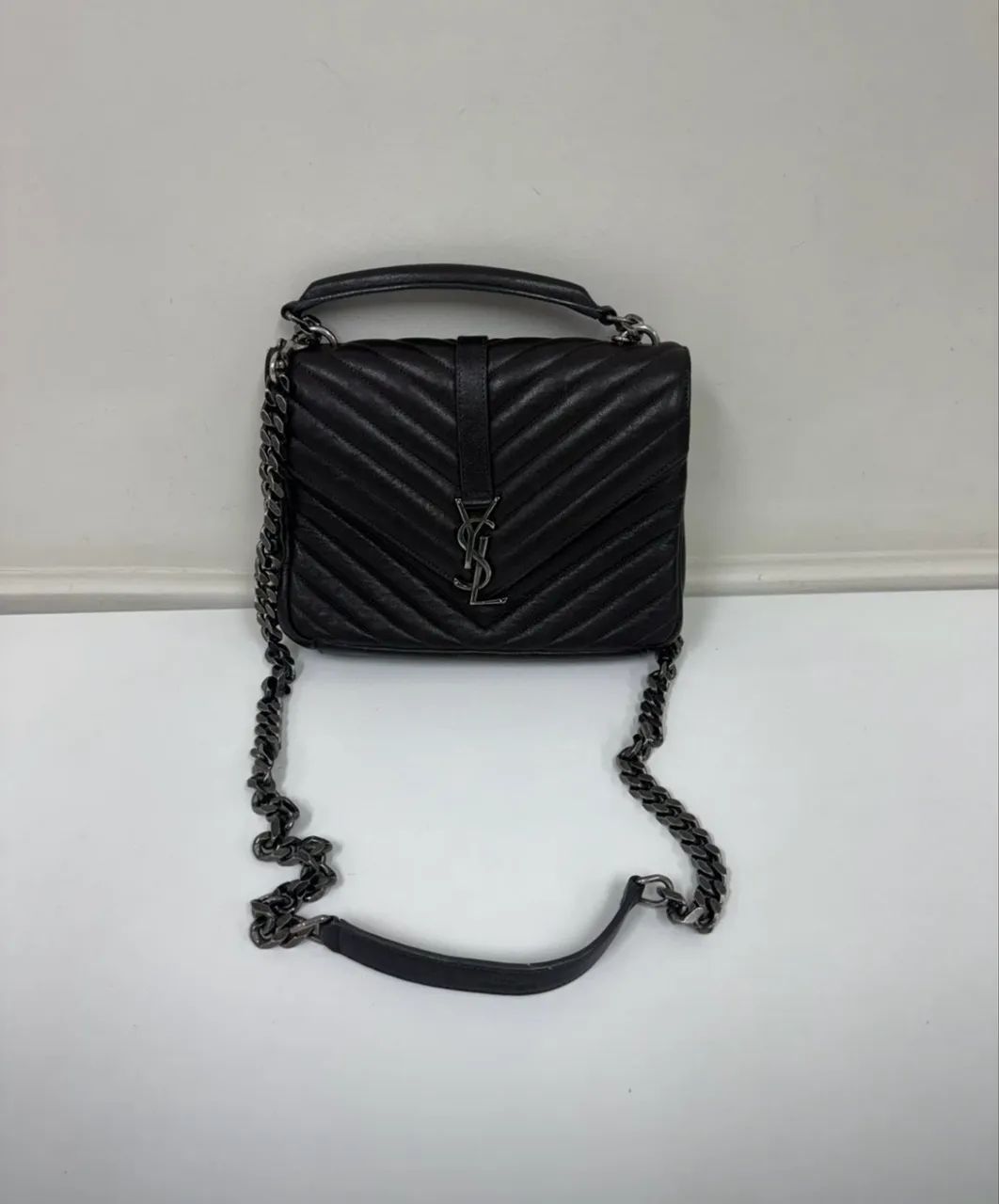 BOLSA YSL ORIGINAL MARRON ESCURA 