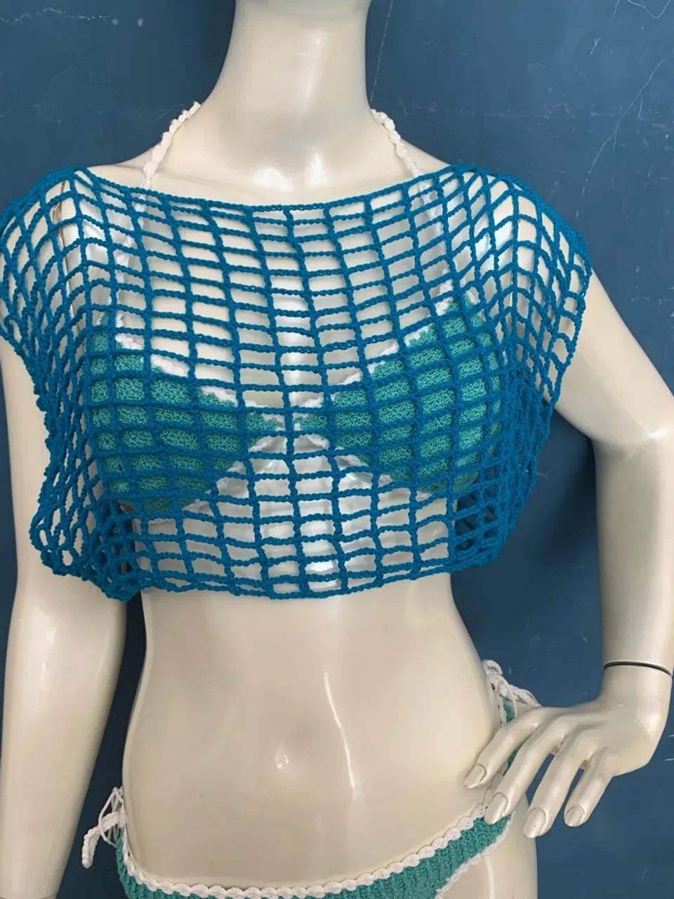 Roupas roots em crochê  - Foto 4