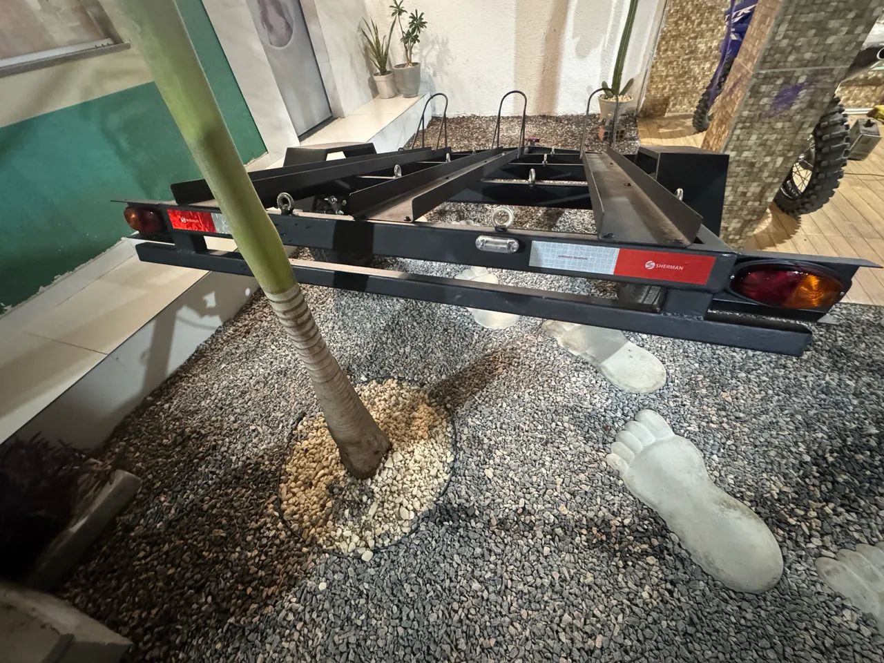 Carrocinha reboque para motos