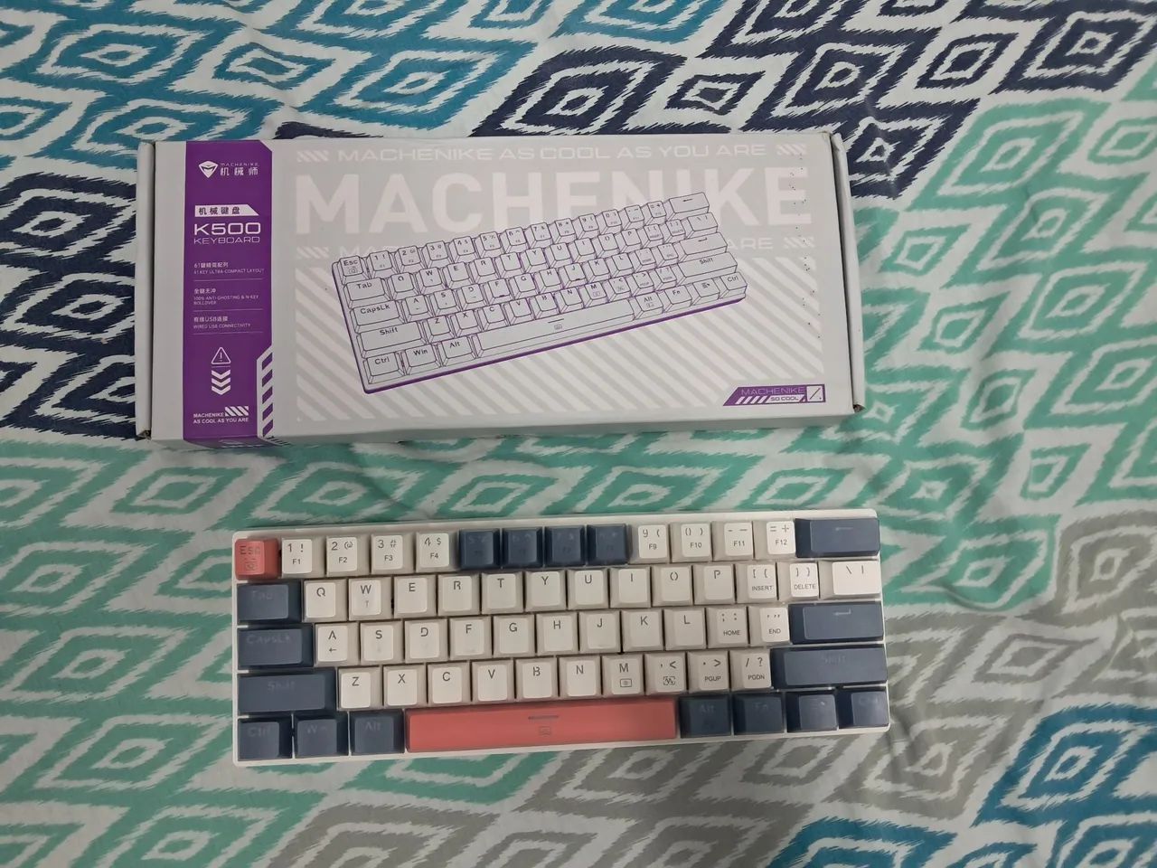 Teclado mecânico K-500 (switch red)