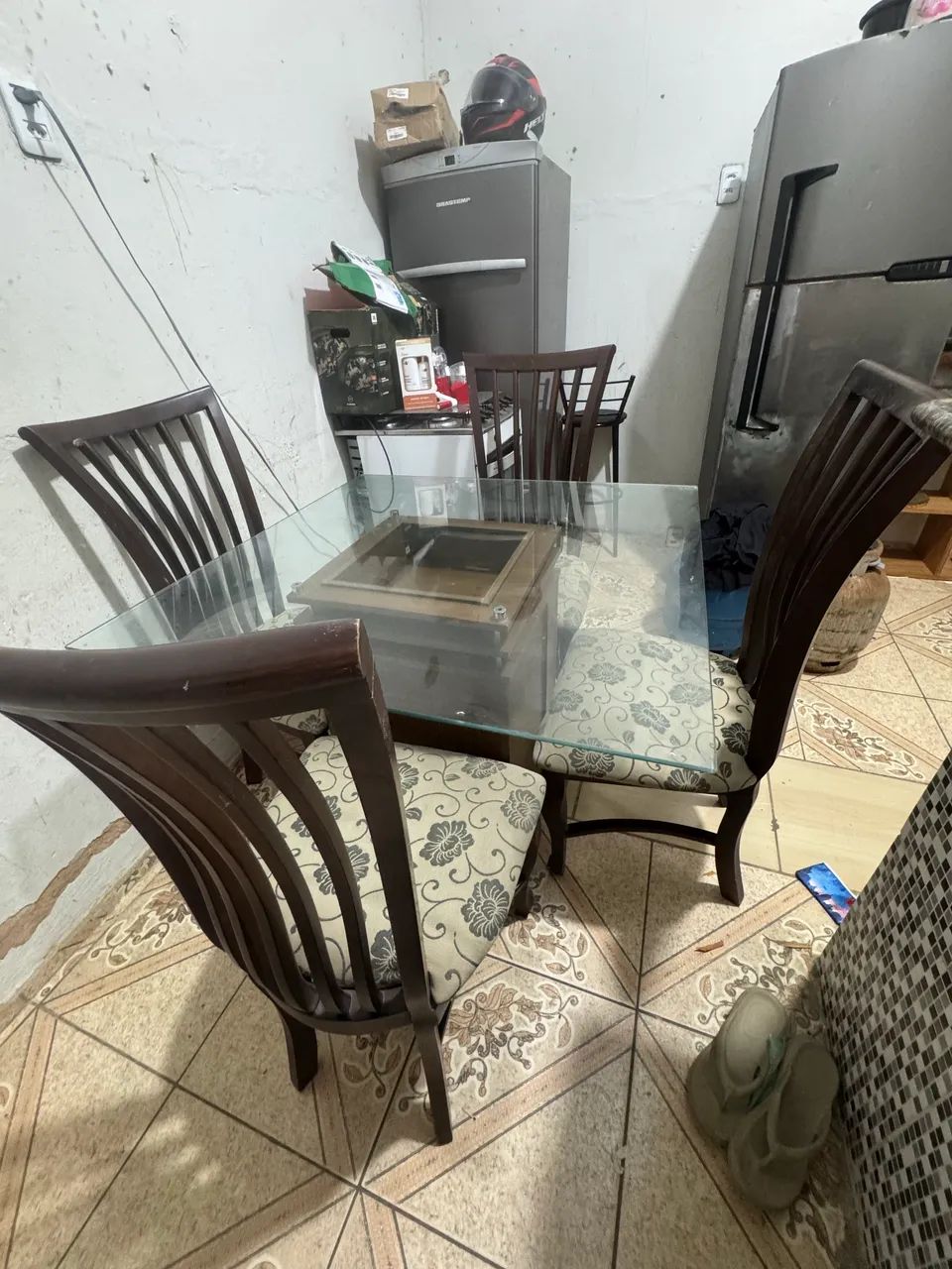 Conjunto de mesa leiam o anúncio  - Foto 5