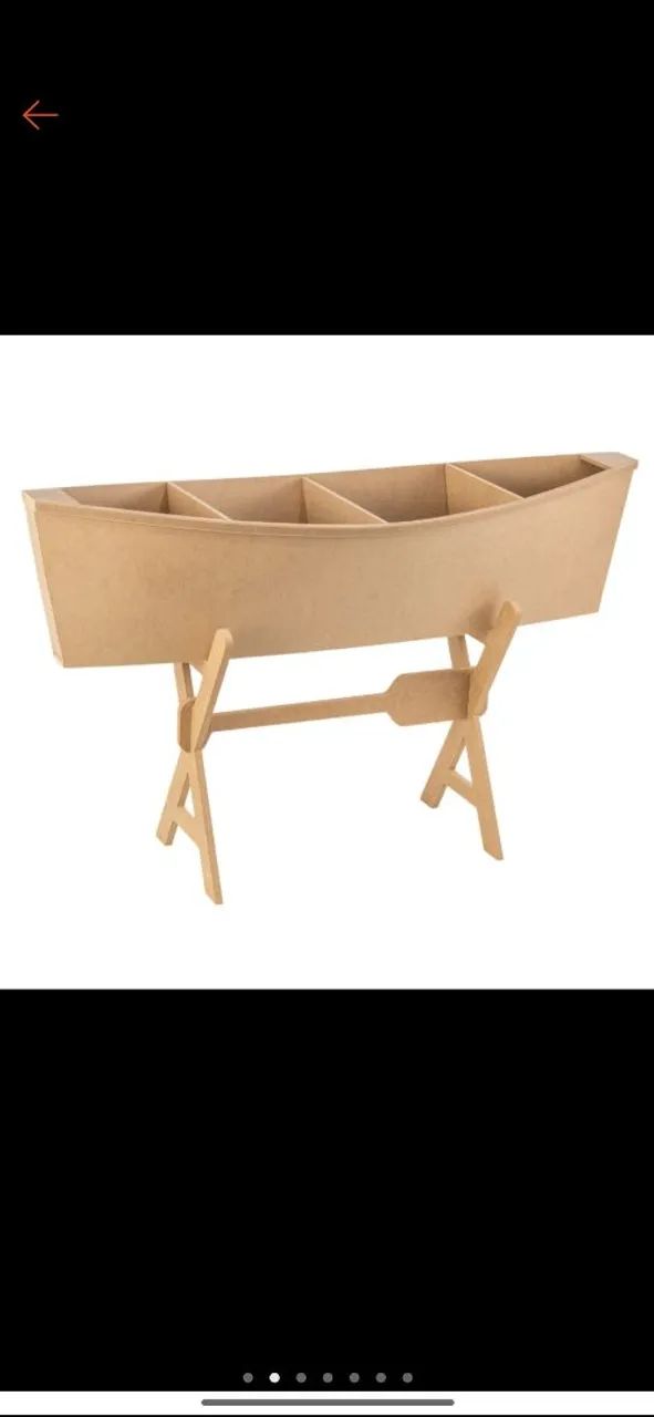 Barco de decoração (azul)