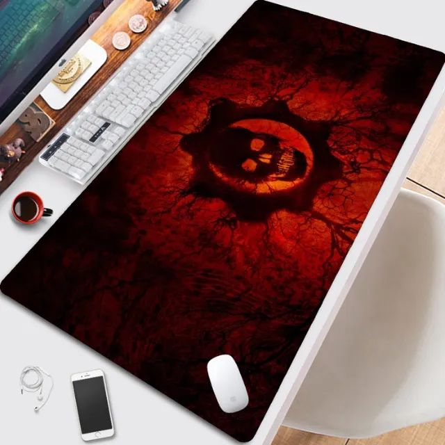 Mouse Pad Gamer Grande Jogos Mortais Exbom - Foto 4