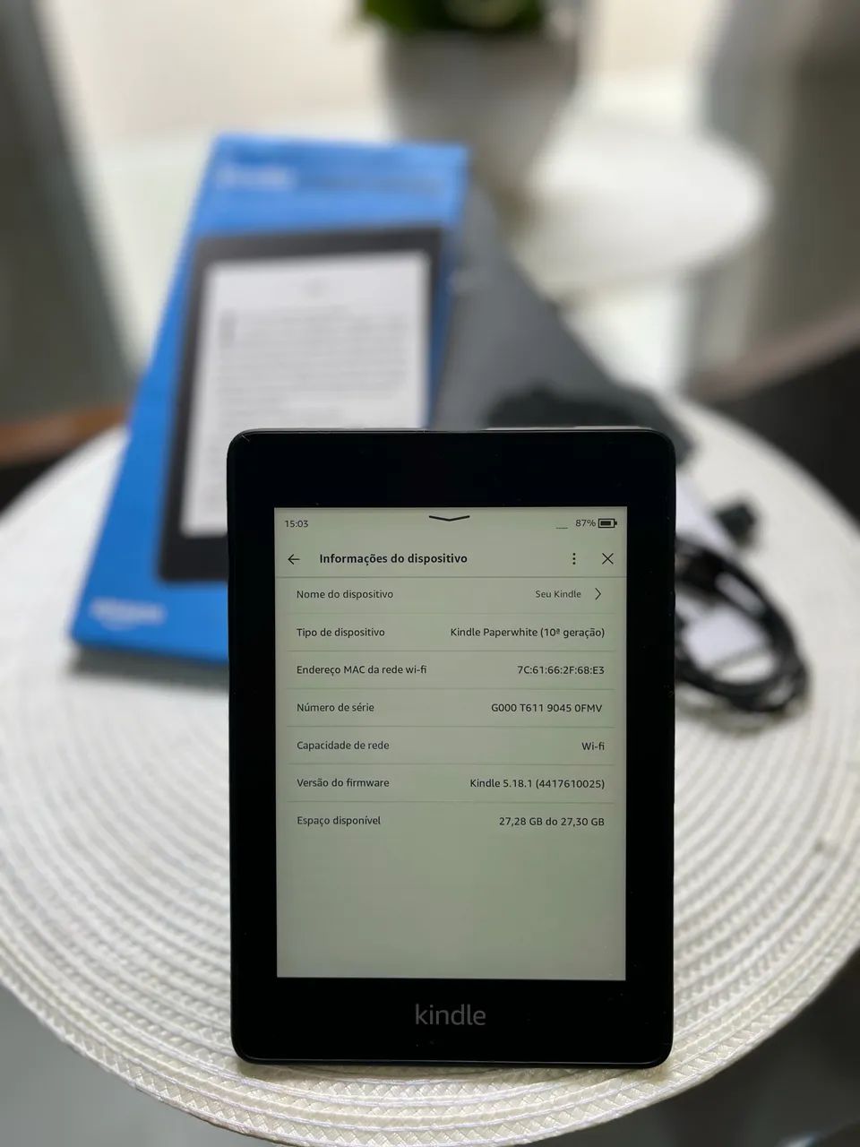 Kindle Paperwhite 10ª Geração 32GB - Excelente Oportunidade