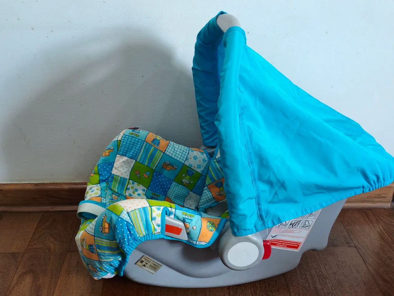 Bebê Conforto Galzerano Estampado Azul - Foto 3