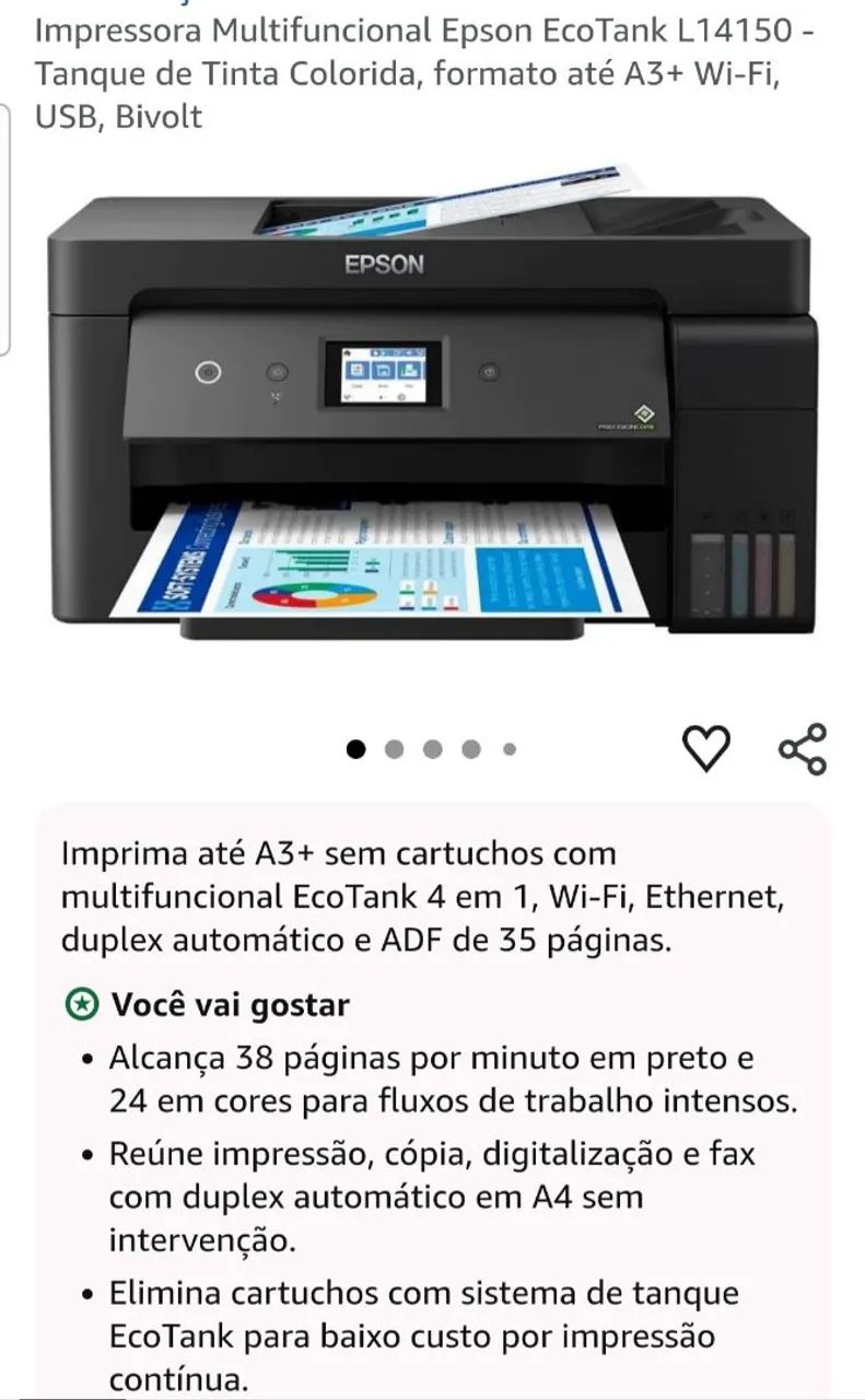 Impressora Epson L14150  - Foto 2