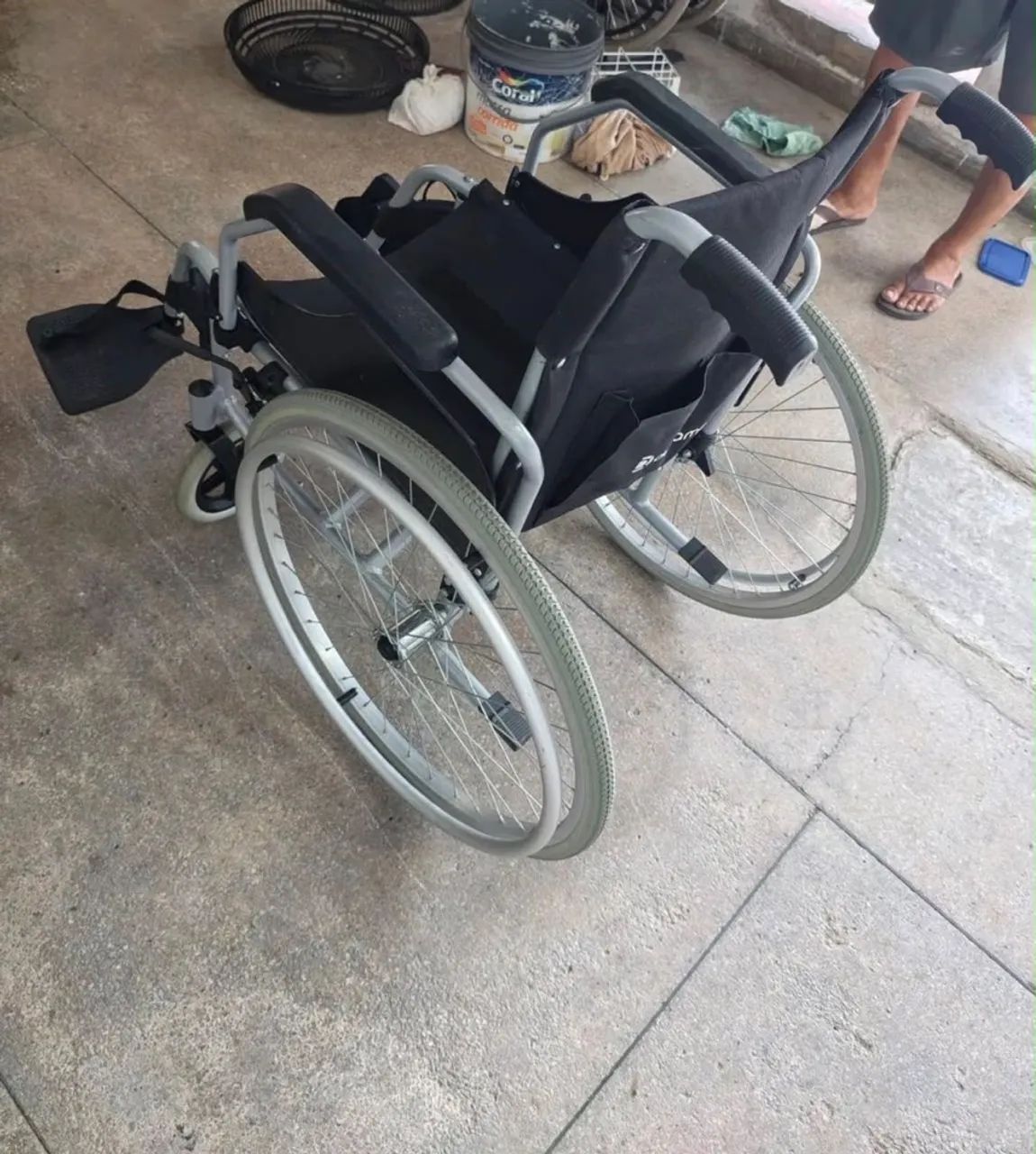Cadeira de rodas de alumínio  - Foto 2