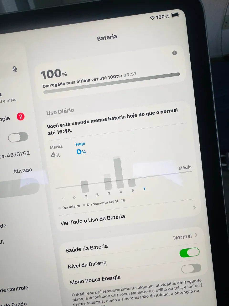  iPad (Wi-Fi, 128 GB) - Prateado (A16) - Foto 3