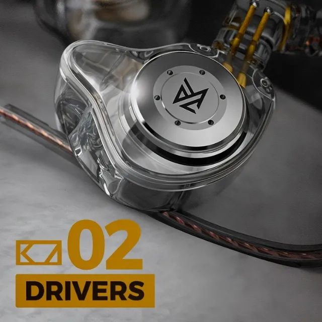 Fone de Ouvido Kz Edx Pro com Microfone Gamer Profissional Original Lacrado - Foto 2