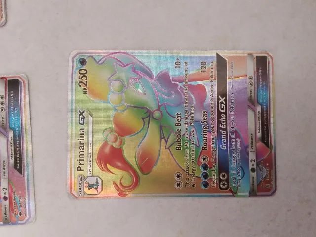 Cartas pokémon TCG Antigas- Rainbow Rare GX- Lote  - Foto 5