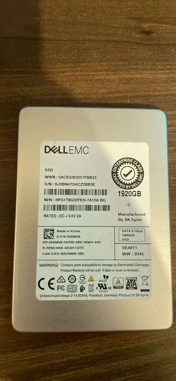 Dell EMC SSD 1920 GB
