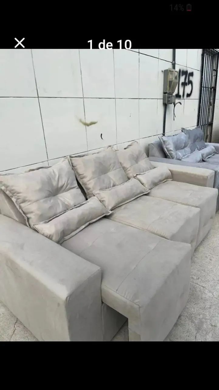 Sofa retrátil 2 metros direto da fábrica  - Foto 2