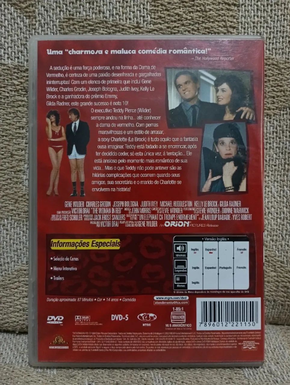 DVD Original A Dama de Vermelho - Foto 3