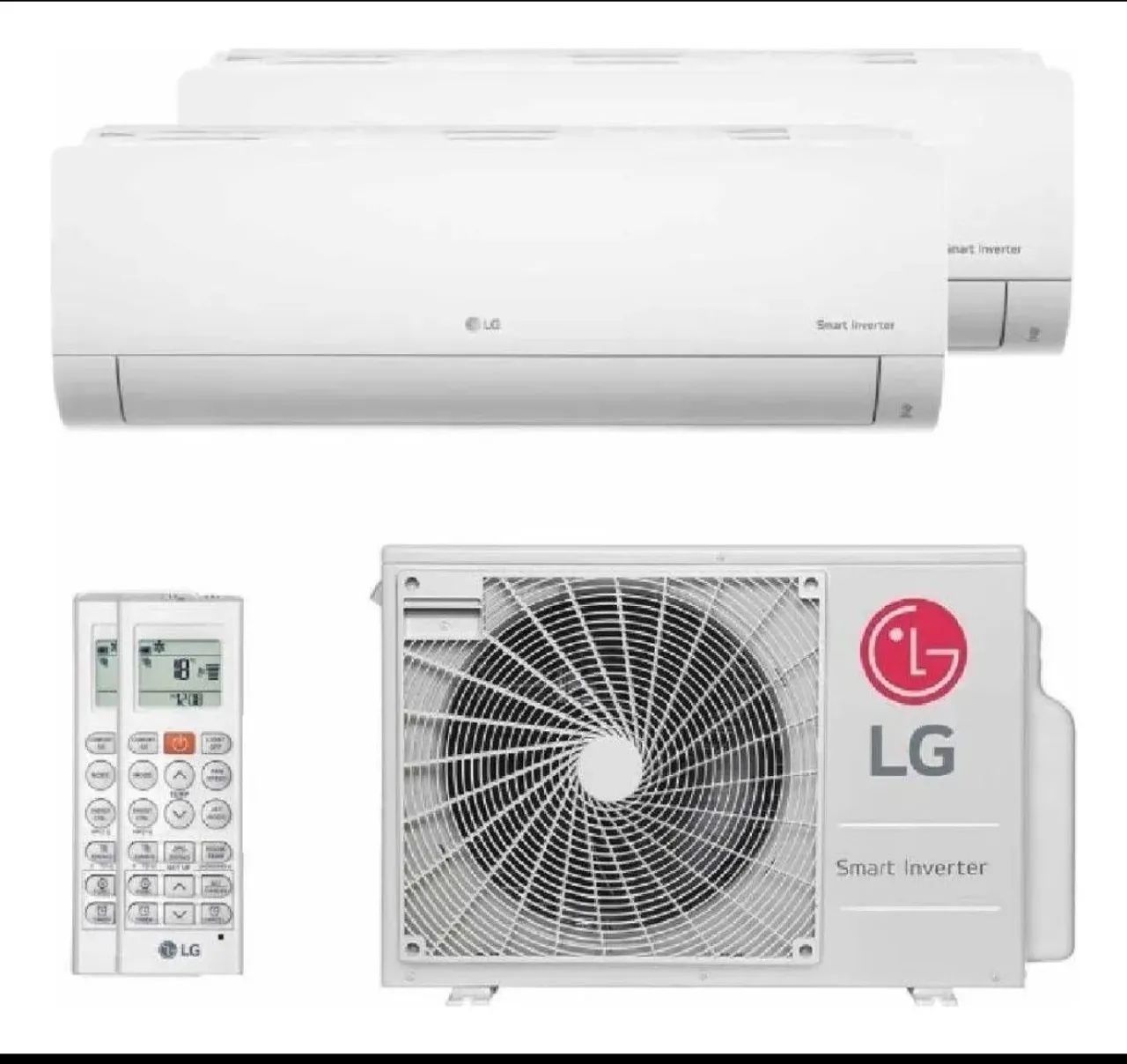 Split 18.000 btus quente frio LG- BI split * Novos* lacrados e sem uso.