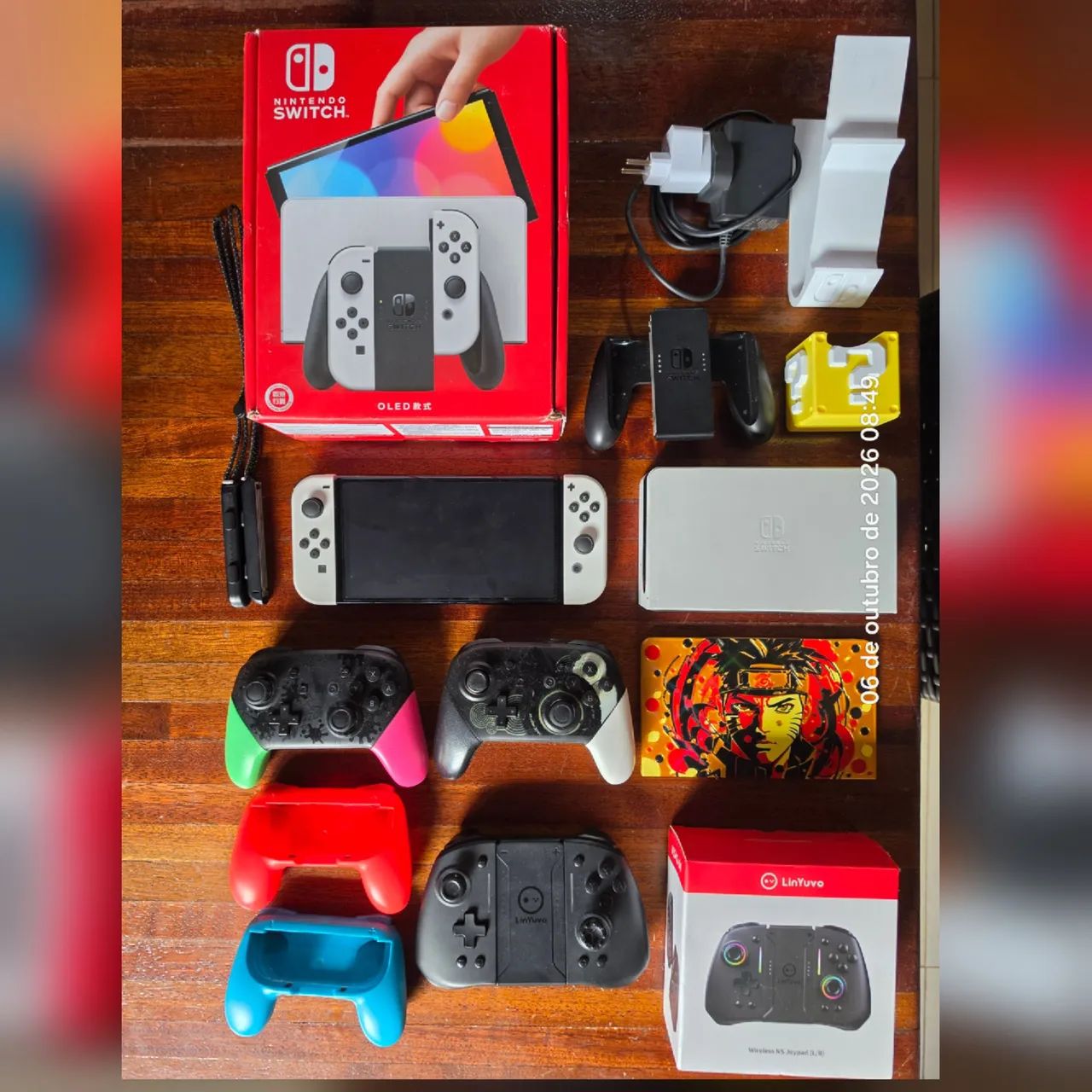 Nintendo Switch Oled 512GB + Acessórios