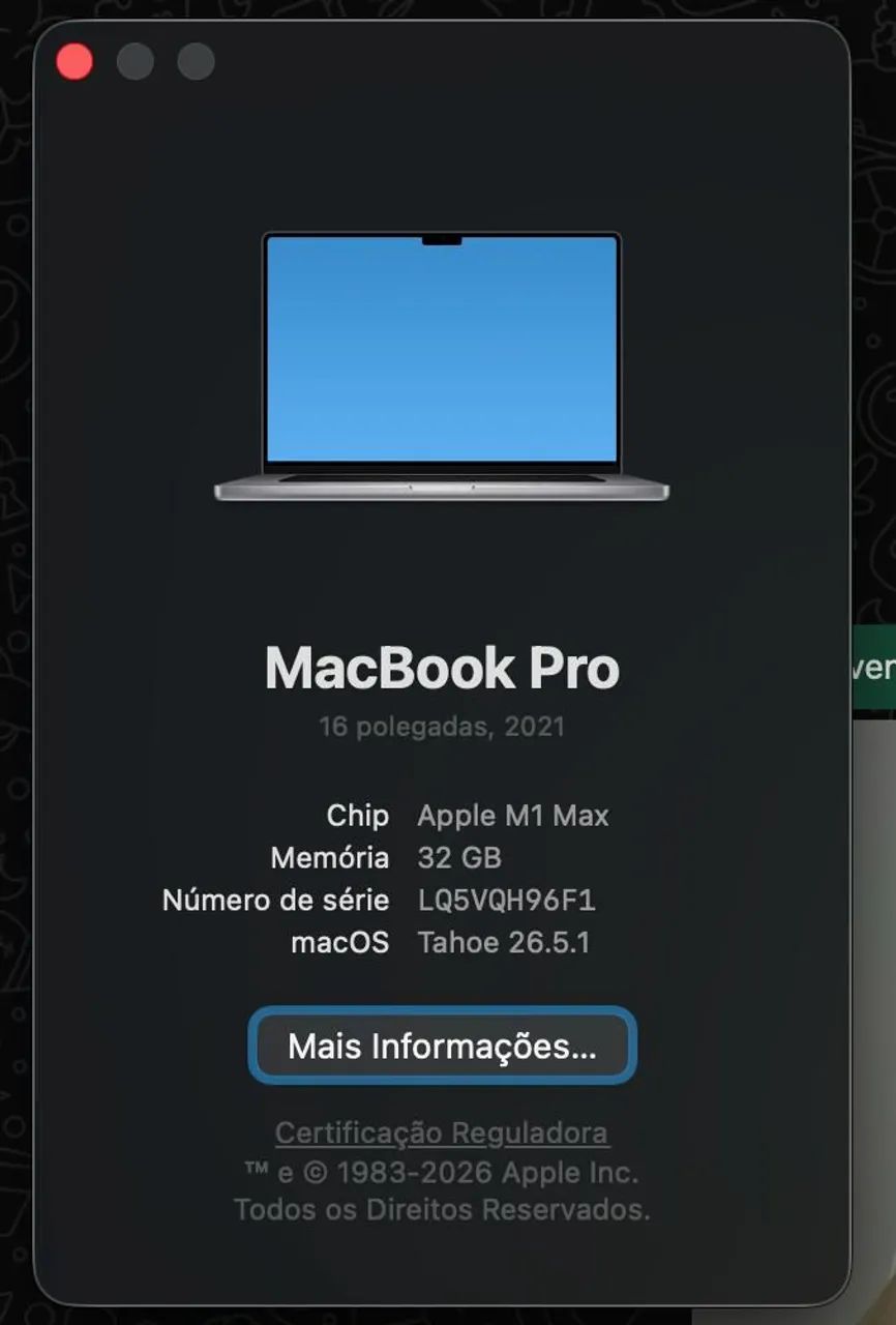MacBook Pro 16" 2021 ? M1 Max Full (32 núcleos GPU) | 32GB | 1TB - Foto 5