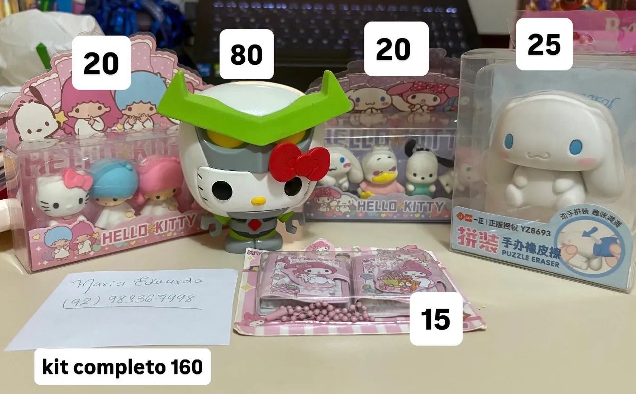 Kit da hello kitty 