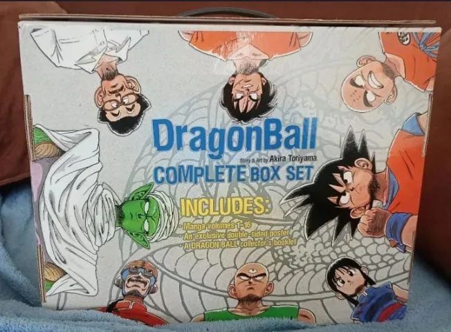 Dragon Ball Complete Box Set INGLÊS 1-16 com poster e booklet de