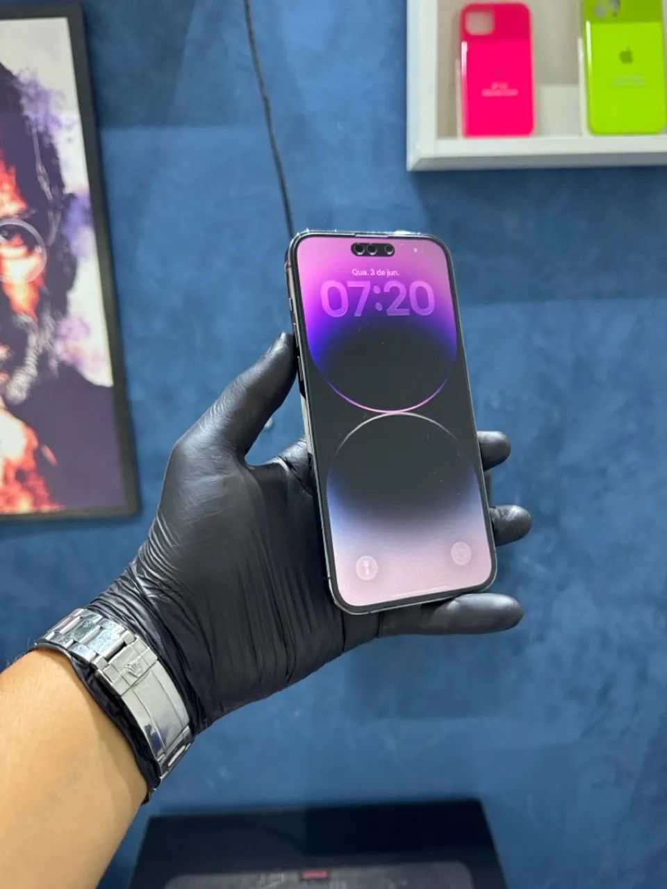 IPHONE 14 PRO MAX 128GB ROXO - Foto 2