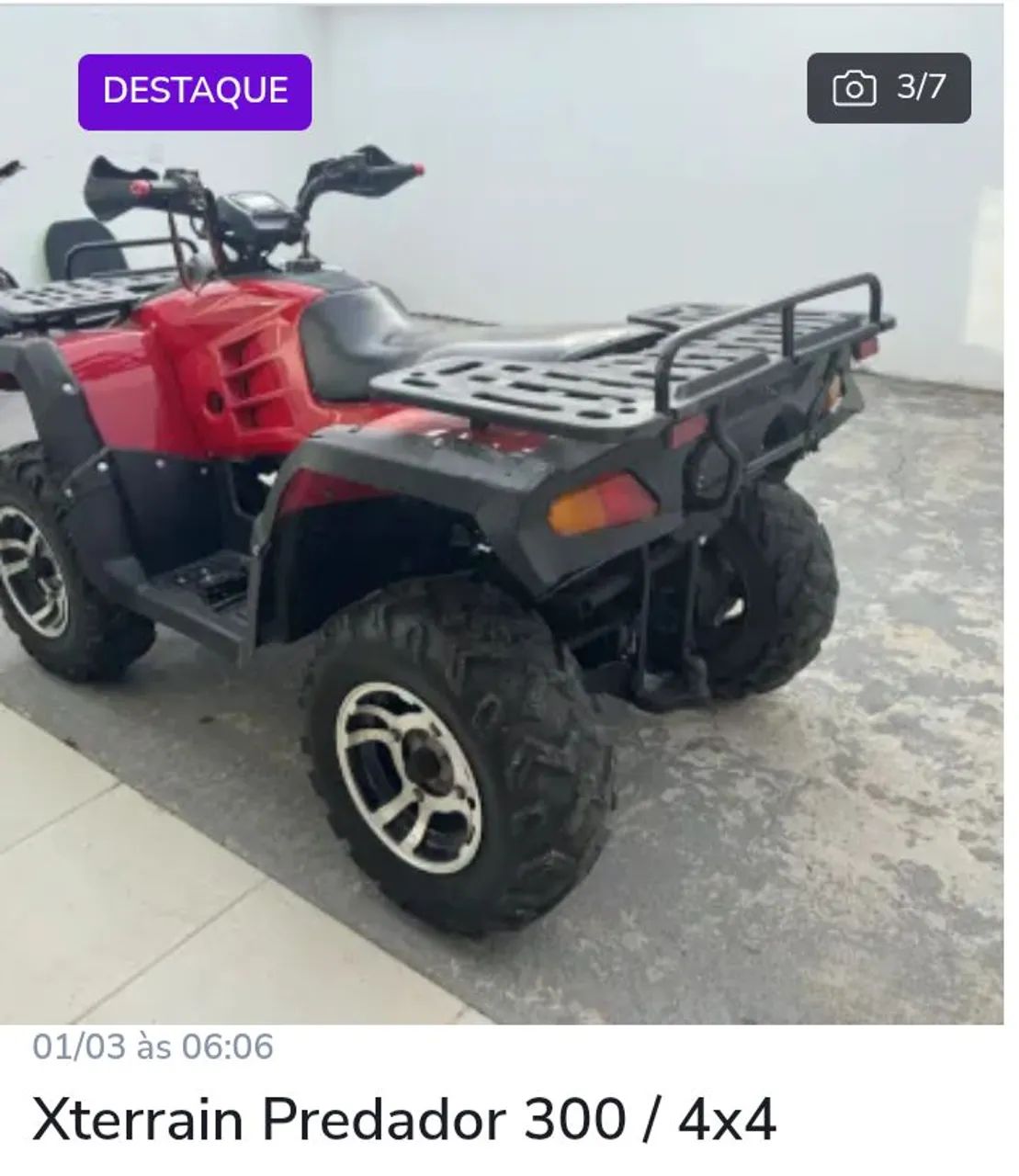 Venda de Quadriciclo 