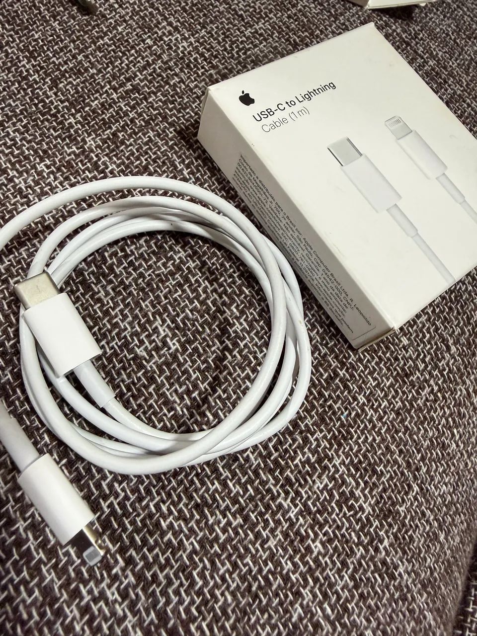 CABO CARREGADOR IPHONE ORIGINAL (USB-C LIGHTNING)