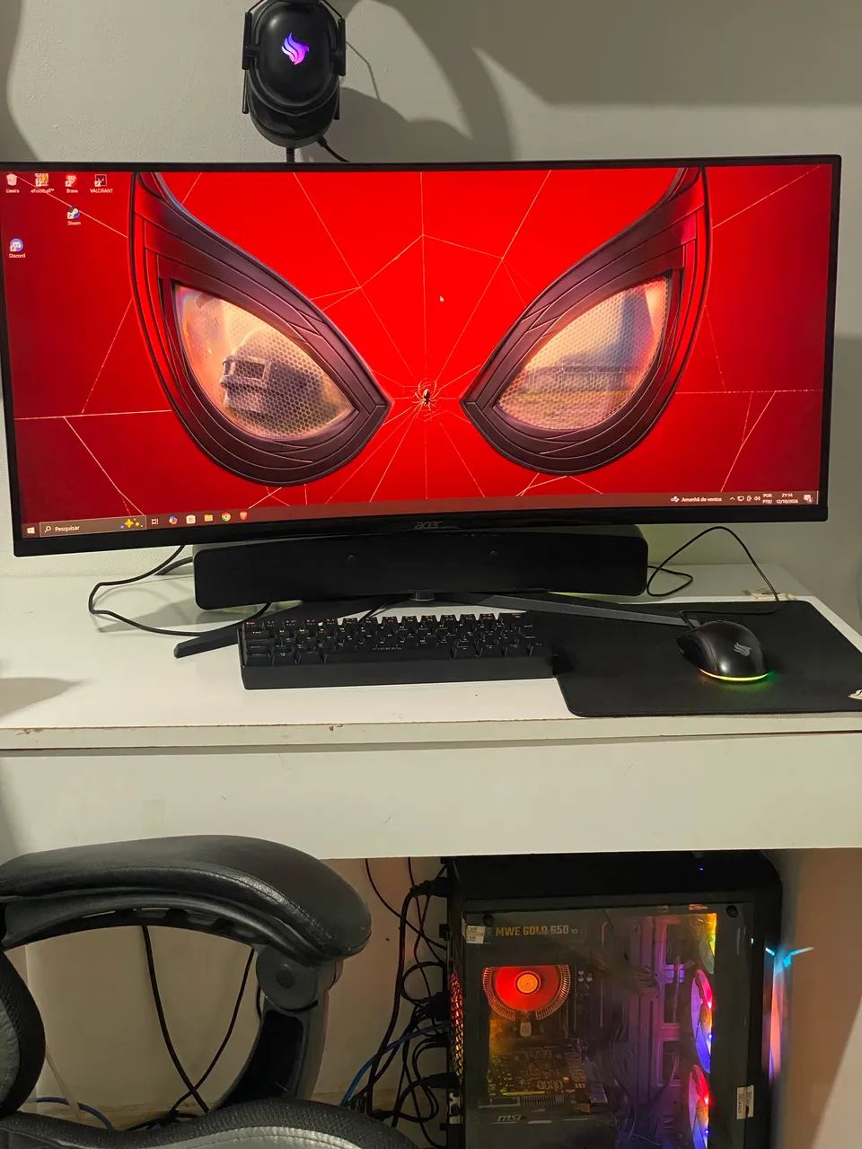 PC Gamer com Tela Ultrawide 34 polegadas Curvo  - Foto 5