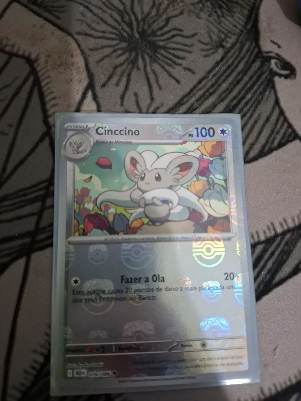 Cinccino Master ball 076/086 Black bolt  - Foto 2