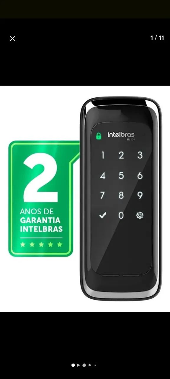 Fechadura Digital de Sobrepor Intelbras 